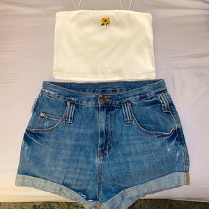 High waisted shorts